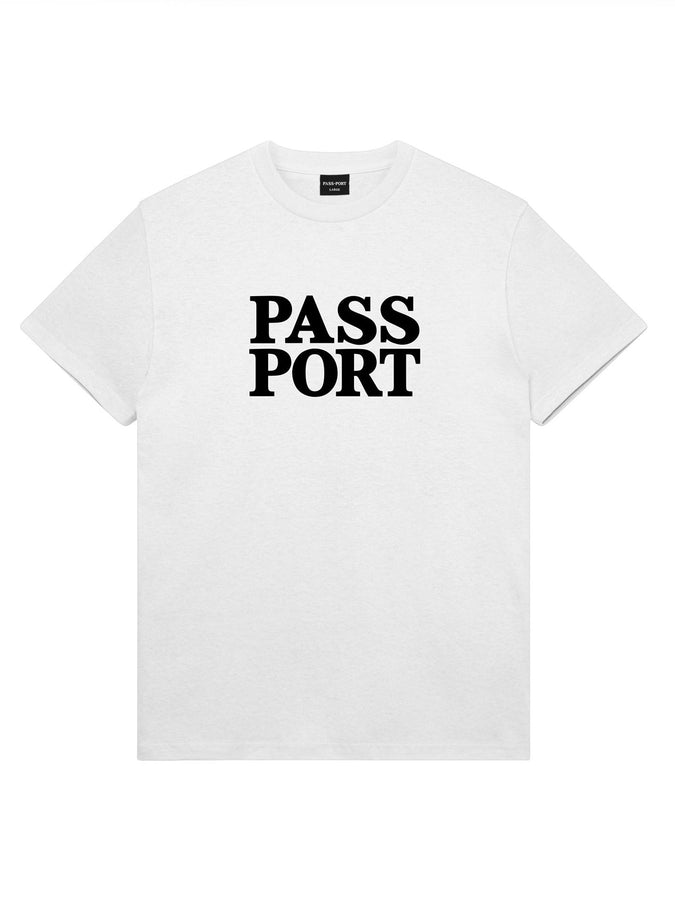 Pass Port Official Stacked T-Shirt Spring 2026 | WHITE