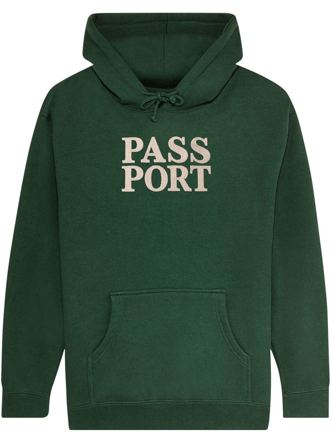 Pass Port Official Stacked Hoodie Spring 2026 | FOREST GREEN