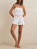 Rhythm Melia Floral Embroidered Strapless Top Spring 2026
