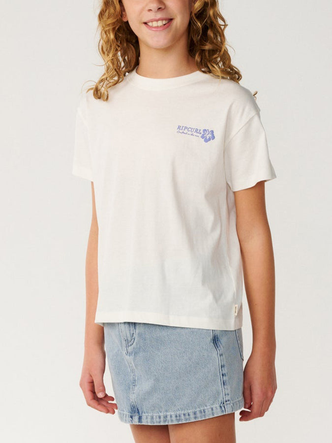 Rip Curl Surf Puff Relaxed T-Shirt Fall 2026 | BONE/BLUE (2451)