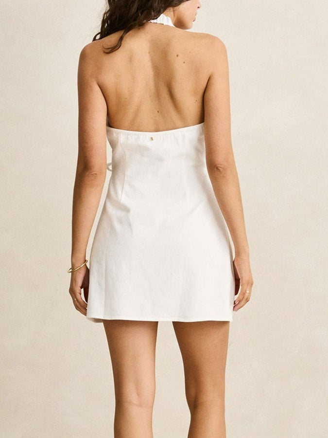 Rhythm Louise Wrap Dress Summer 2026 | WHITE