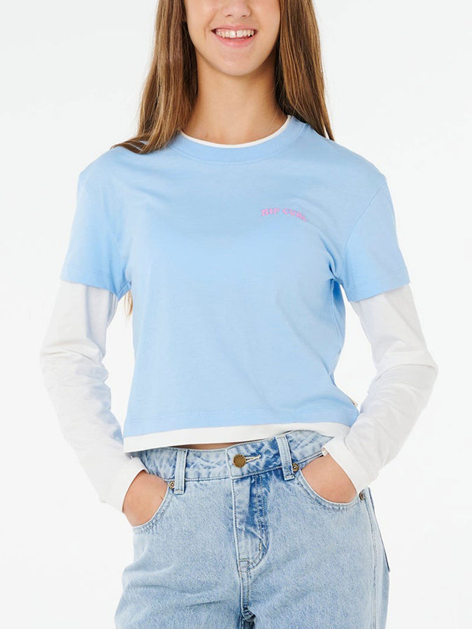 Rip Curl Sunshine Squad Long Sleeve T-Shirt Spring 2026 | SKY BLUE (0079)