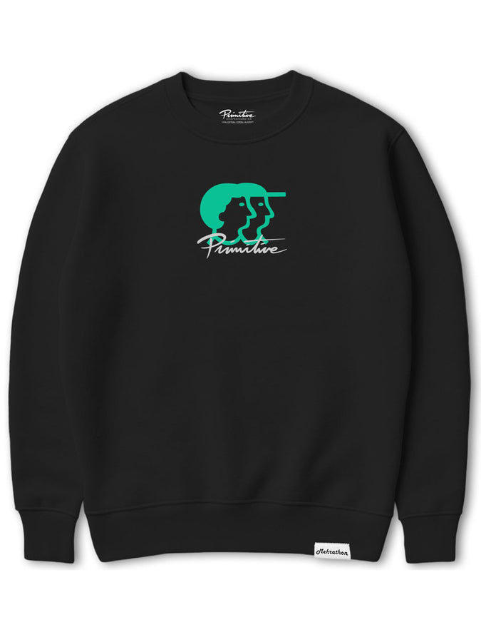 Primitive x Mehrathon Northern Lights Crewneck Sweatshirt Fall 2026 | BLACK