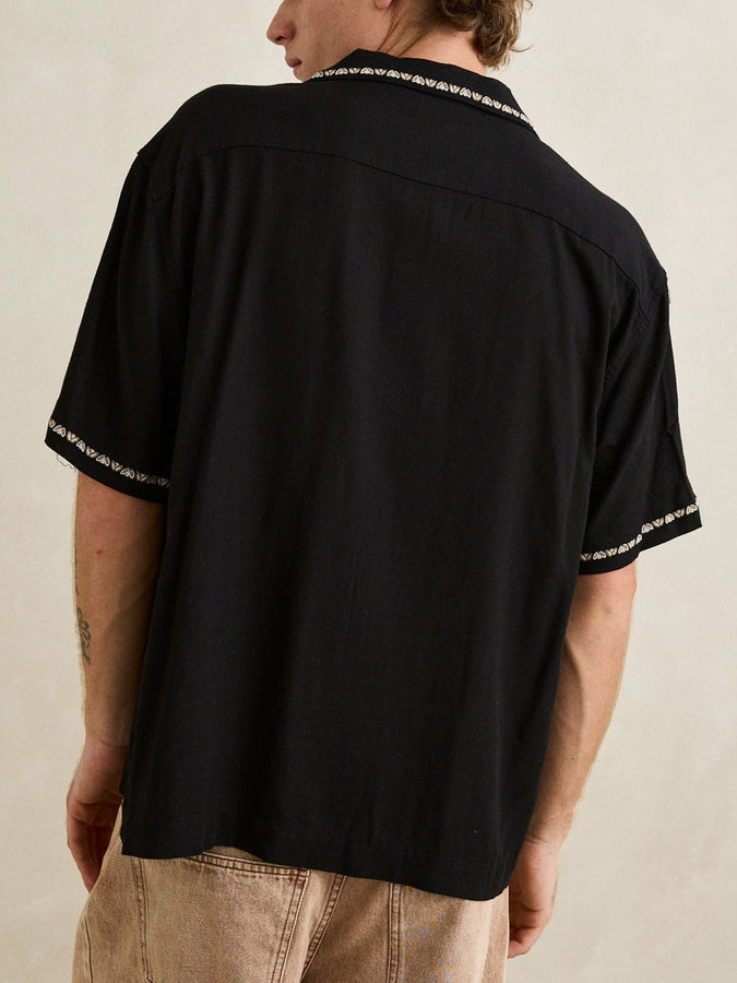 Rhythm Diego Short Sleeve Buttondown Shirt Fall 2026 | BLACK