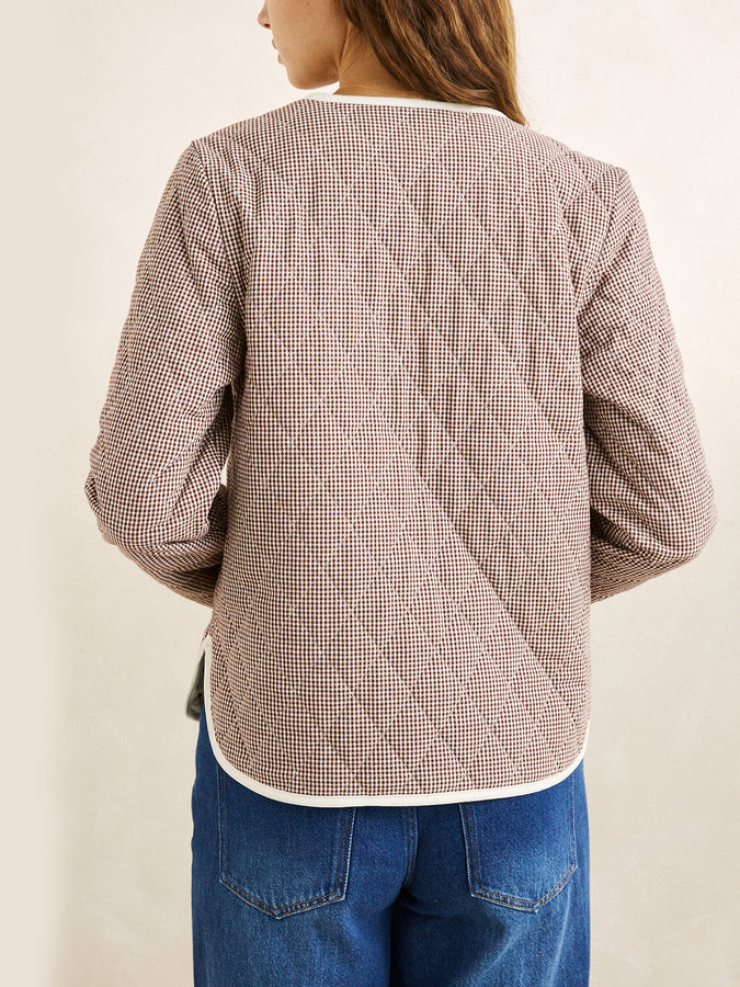 Rhythm London Reversible Quilted Jacket Fall 2026 | CHOCOLATE