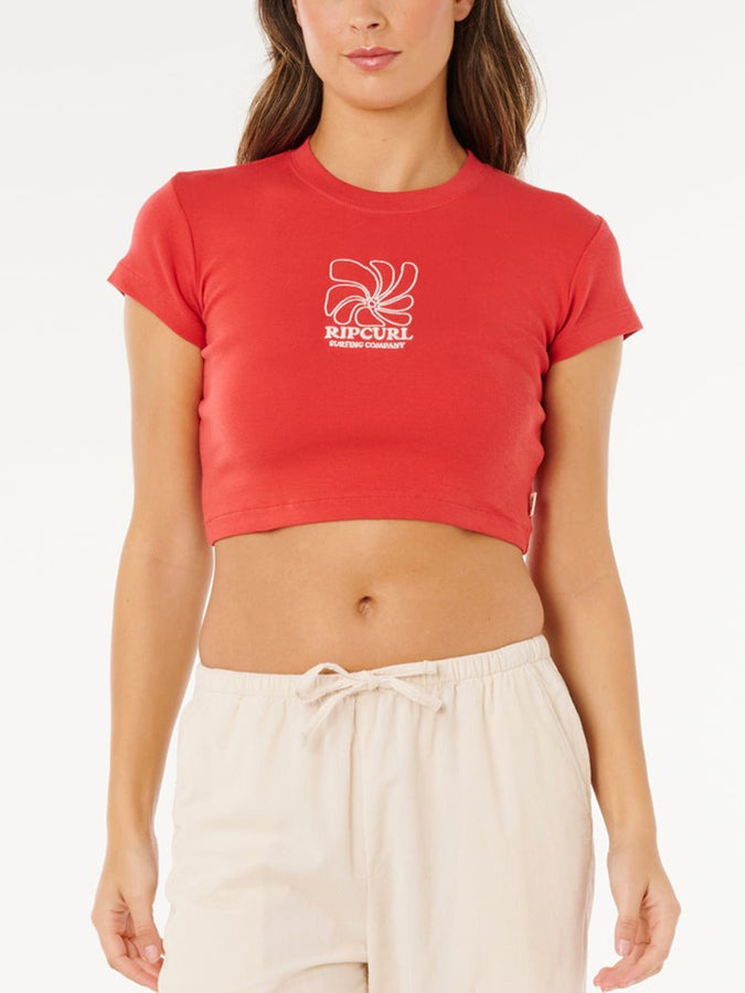 Rip Curl Pacific Coast Baby T-Shirt Spring 2026 | DEEP RED (0582)