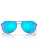 Oakley Feedback Polished Chrome/Sapphire Polarized Sunglasses
