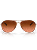Oakley Feedback Rose Gold/Prizm Brown Gradient Sunglasses