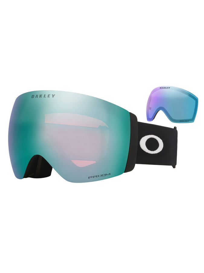 Oakley Flight Deck Pro L Black/Sapphire + Prizm Iced Goggle | MATTE BLACK/PRIZM SAPPHIRE