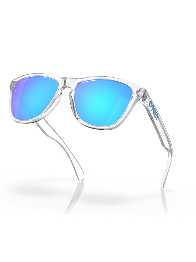 Oakley Frogskins Crystal Clear/Prizm Sapphire Sunglasses | CRYSTAL CLEAR/PRIZM SAPPHIRE
