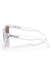 Oakley Frogskins Crystal Clear/Prizm Sapphire Sunglasses