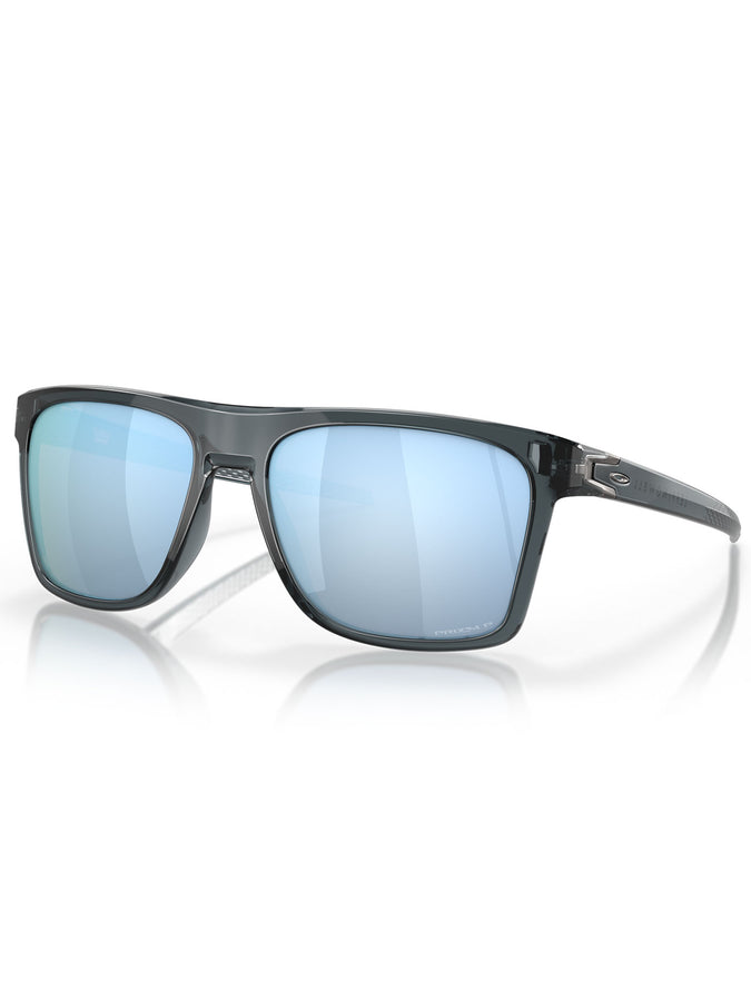 Oakley Leffingwell Crystal Black/Prizm Deep Water Polarized Sunglasses | CRYSTAL BLACK/PRIZM DEEP WATER