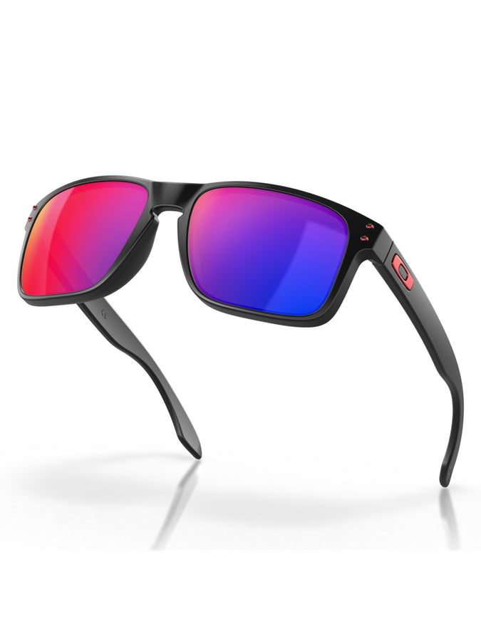 Oakley Holbrook Matte Black/Positive Red Iridium Sunglasses | MATTE BLACK/POSITIVE RED