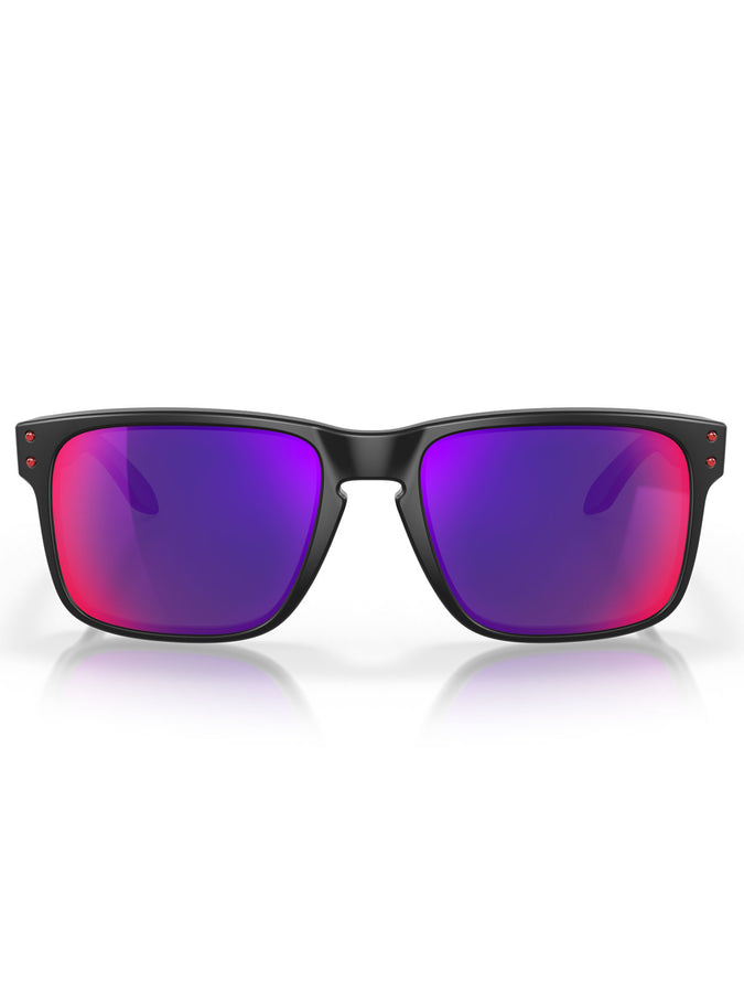 Oakley Holbrook Matte Black/Positive Red Iridium Sunglasses | MATTE BLACK/POSITIVE RED