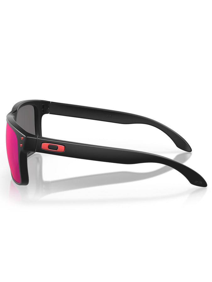 Oakley Holbrook Matte Black/Positive Red Iridium Sunglasses | MATTE BLACK/POSITIVE RED