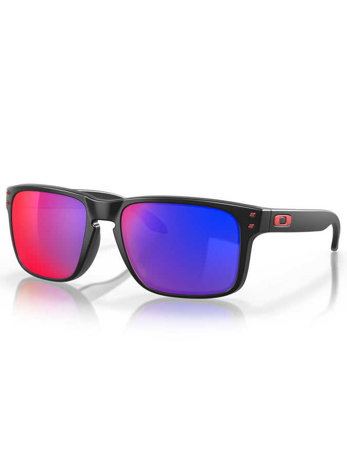 Oakley Holbrook Matte Black/Positive Red Iridium Sunglasses | MATTE BLACK/POSITIVE RED