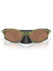 Oakley Plantaris Matte Trans Fern/Prizm Tungsten Sunglasses
