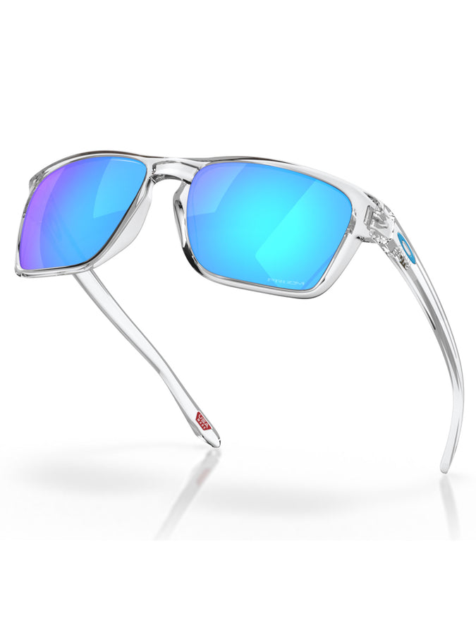 Oakley Sylas Polished Clear/Prizm Sapphire Sunglasses | POLISHED CLEAR/PRIZM SAPPHIRE