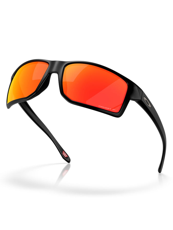 Oakley Gibston XL Matte Black/Prizm Ruby Polarized Sunglasses | MATTE BLACK/PRIZM RUBY