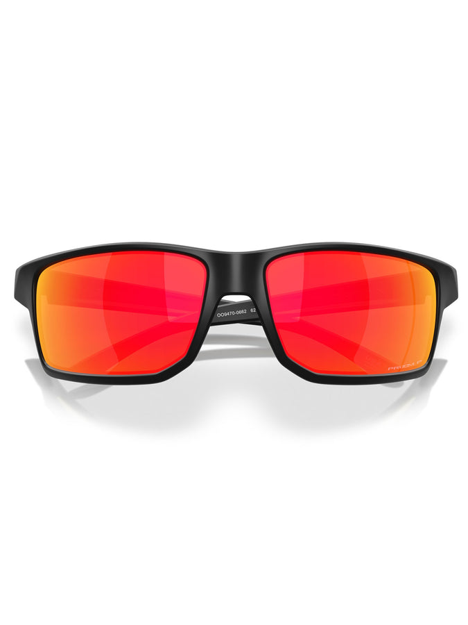 Oakley Gibston XL Matte Black/Prizm Ruby Polarized Sunglasses | MATTE BLACK/PRIZM RUBY