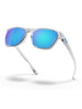 Oakley Manorburn Polished Clear/Prizm Sapphire Sunglasses