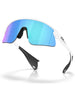 Oakley Stunt Devil Polished White/Prizm Sapphire Sunglasses