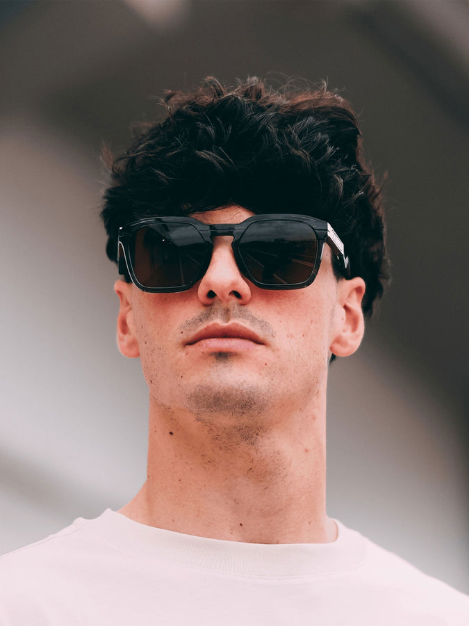 Oakley HSTN SQ Grey Smoke/Prizm Bronze Sunglasses | GREY SMOKE/PRIZM BRONZE