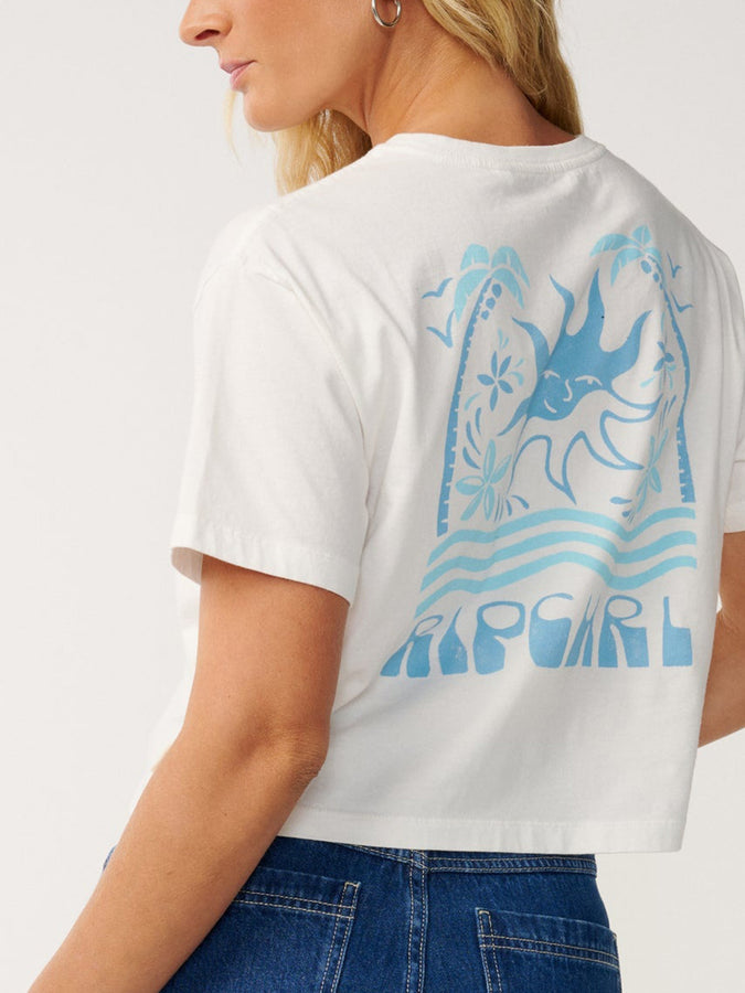 Rip Curl Swell Crop T-Shirt Fall 2026 | BONE (3021)