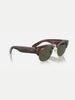 Ray Ban Mega Clubmaster Tortoise Sur Or/G-15 Green Sunglasses