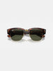 Ray Ban Mega Clubmaster Tortoise Sur Or/G-15 Green Sunglasses