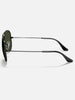 Ray-Ban 0RB3025 Aviator Black/G-15 Green Sunglasses