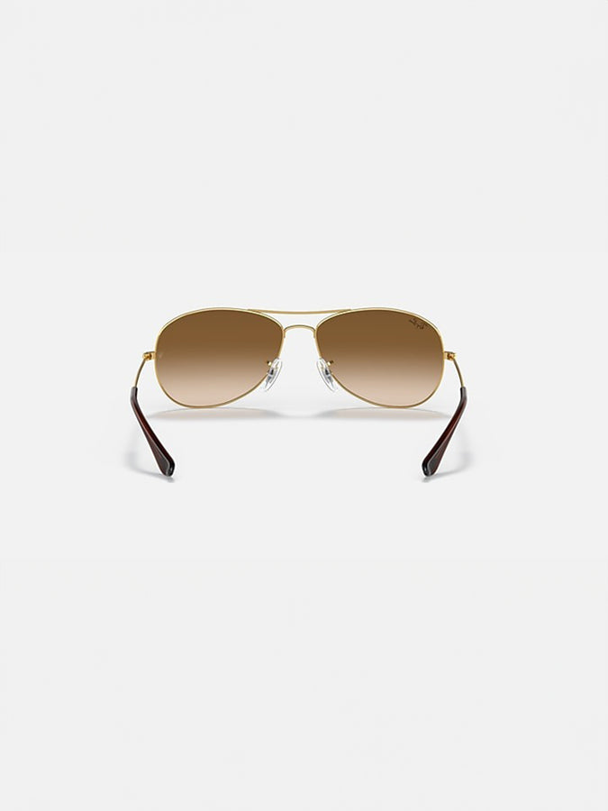 Ray Ban Cockpit Sunglasses | ARISTA GOLD/LIGHT BROWN GRAD
