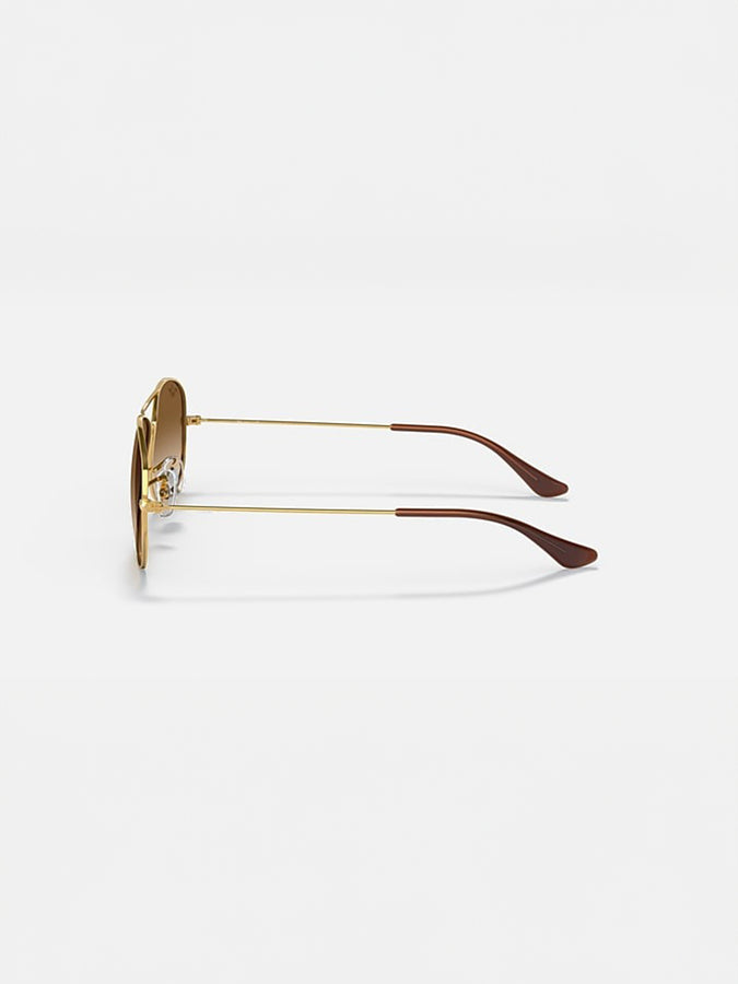 Ray Ban Cockpit Sunglasses | ARISTA GOLD/LIGHT BROWN GRAD