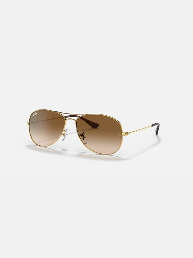 Ray Ban Cockpit Sunglasses | ARISTA GOLD/LIGHT BROWN GRAD