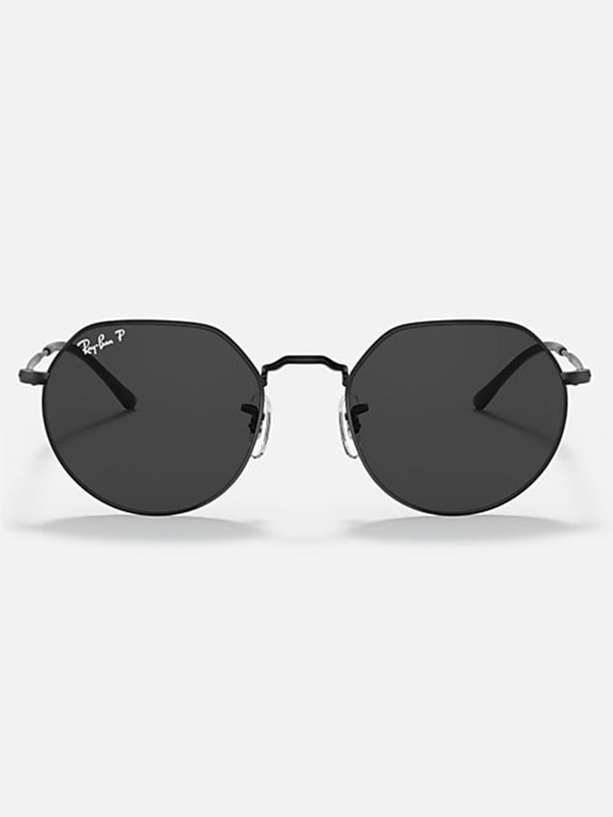 Ray Ban Jack Polished Black/Black Sunglasses | BLACK/BLACK