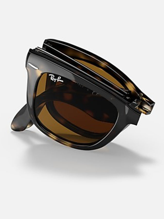 Ray Ban Wayfarer Folding Light Havana/B-15 Brown Sunglasses | LIGHT HAVANA/B-15 BROWN