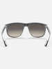 Ray-Ban Boyfriend Black On transparent/Grey Grad Sunglasses