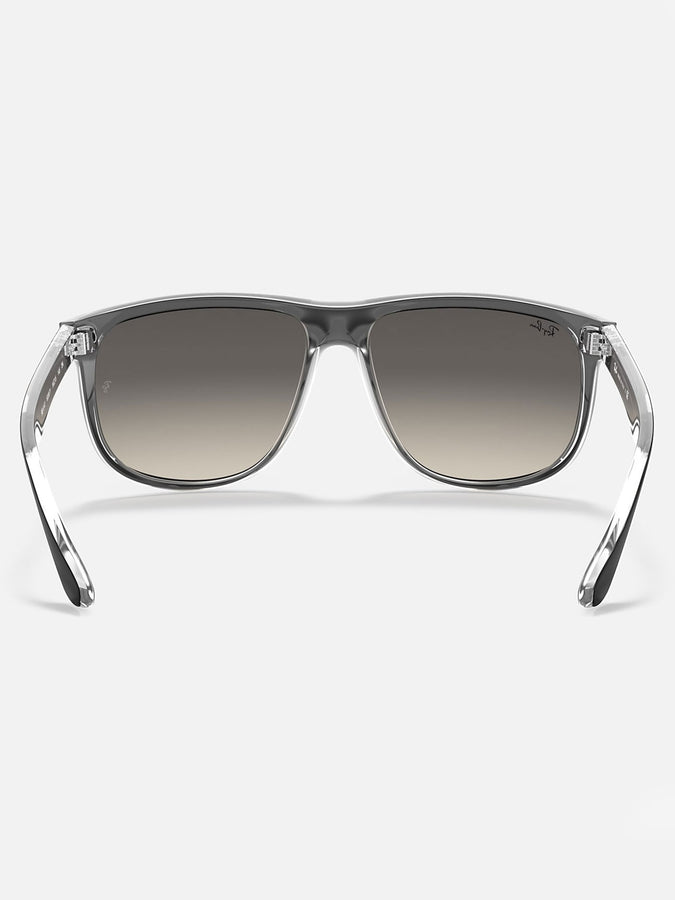 Ray-Ban Boyfriend Black On transparent/Grey Grad Sunglasses | BLACK ON TRANSPARENT/GREY GRAD