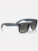 Ray-Ban Justin Rubber Blue/Grey Grad Sunglasses