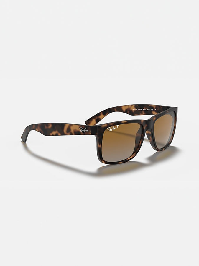 Ray Ban Justin Matte Havana/Brown Gardient Sunglasses | MATTE HAVANA/BROWN GRADIENT