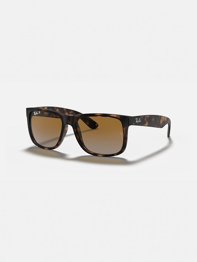Ray Ban Justin Matte Havana/Brown Gardient Sunglasses | MATTE HAVANA/BROWN GRADIENT