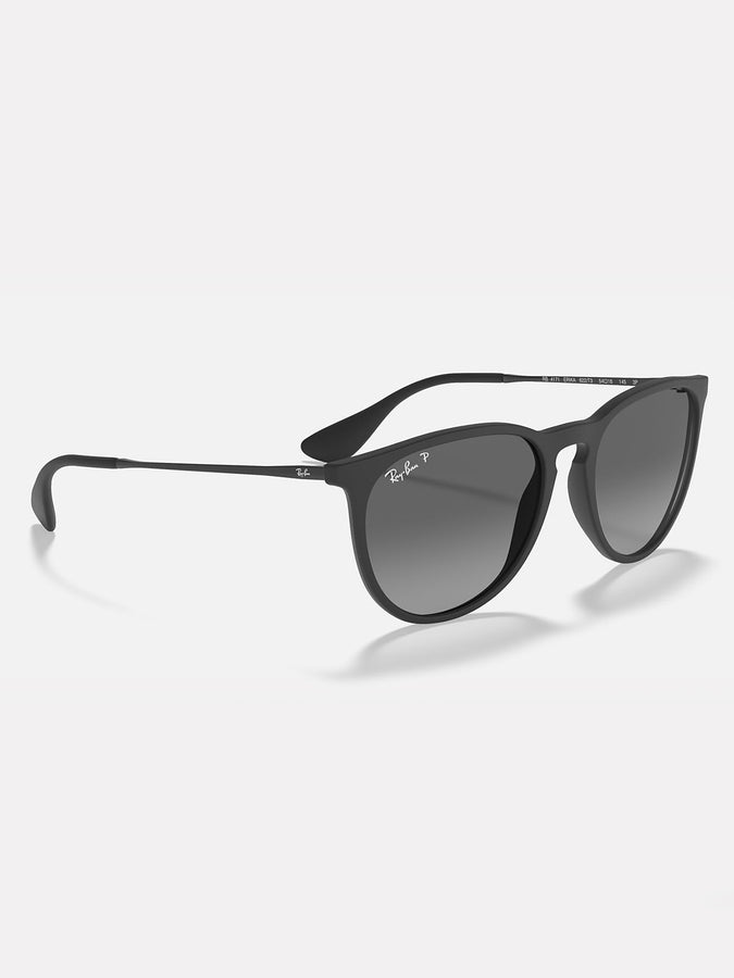 Ray-Ban Erika Matte Black/Grey Gradient Sunglasses | MATTE BLACK/GREY GRADIENT