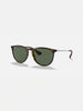 Ray Ban Erika Light Havana/G-15 Green Sunglasses