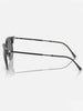 Ray-Ban New Clubmaster Grey On Black/Dark Grey Sunglasses