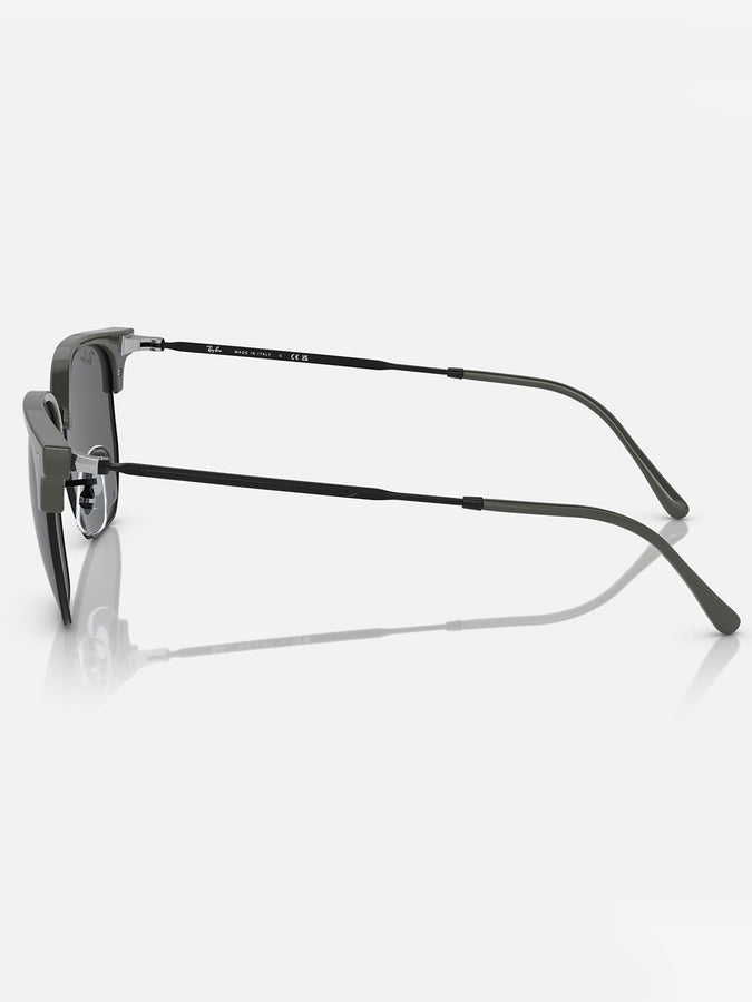 Ray-Ban New Clubmaster Grey On Black/Dark Grey Sunglasses | GREY ON BLACK/DARK GREY