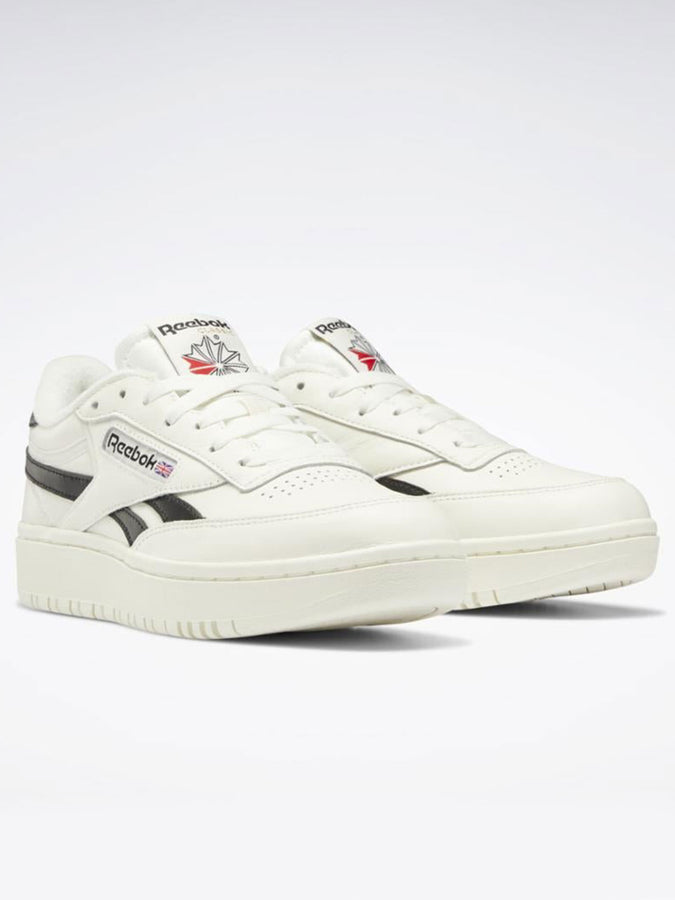 Reebok Club C Double Revenge Chalk/Core Black/Chalk Shoes | CHALK/CORE BLACK/CHALK