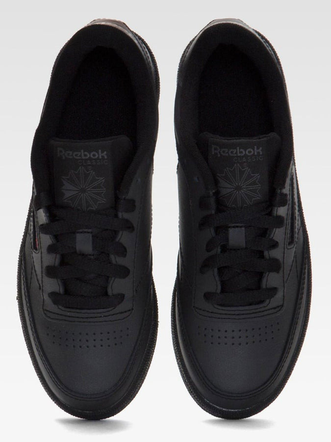 Reebok Club C 85 Fondation Black/Black/Grey 6 Shoes Fall 2024 | BLACK/BLACK/GREY6