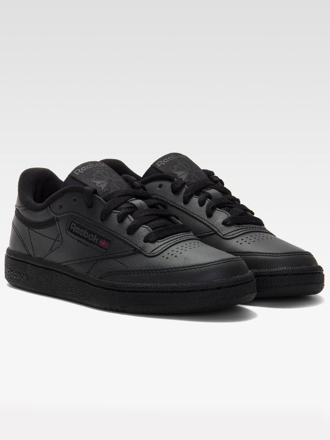 Reebok Club C 85 Fondation Black/Black/Grey 6 Shoes Fall 2024 | BLACK/BLACK/GREY6