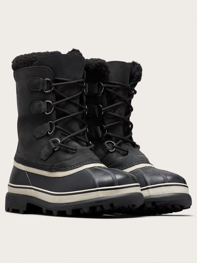 Sorel Caribou Waterproof Black/Stone Winter Boots Winter 2027 | BLACK/DARK STONE (016)