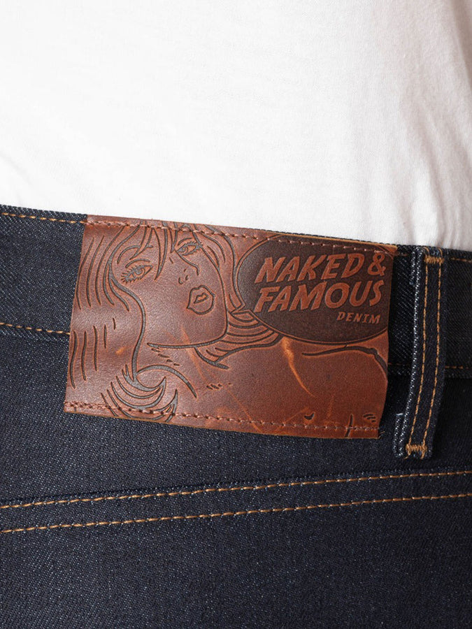 Naked And Famous Strong Guy Nightshade Stretch Selvedge Jeans | INDIGO